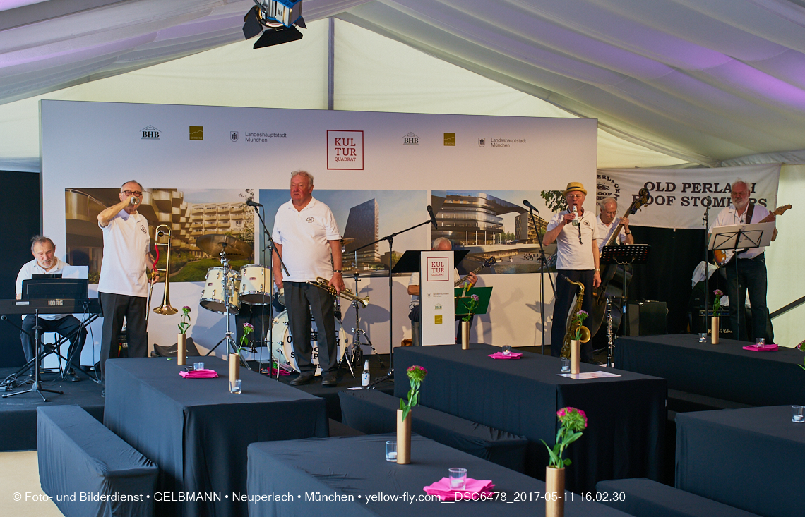 11. Mai 2017 - Grundsteinlegung für die LOGE und dem Kulturquadrat in Neuperlach